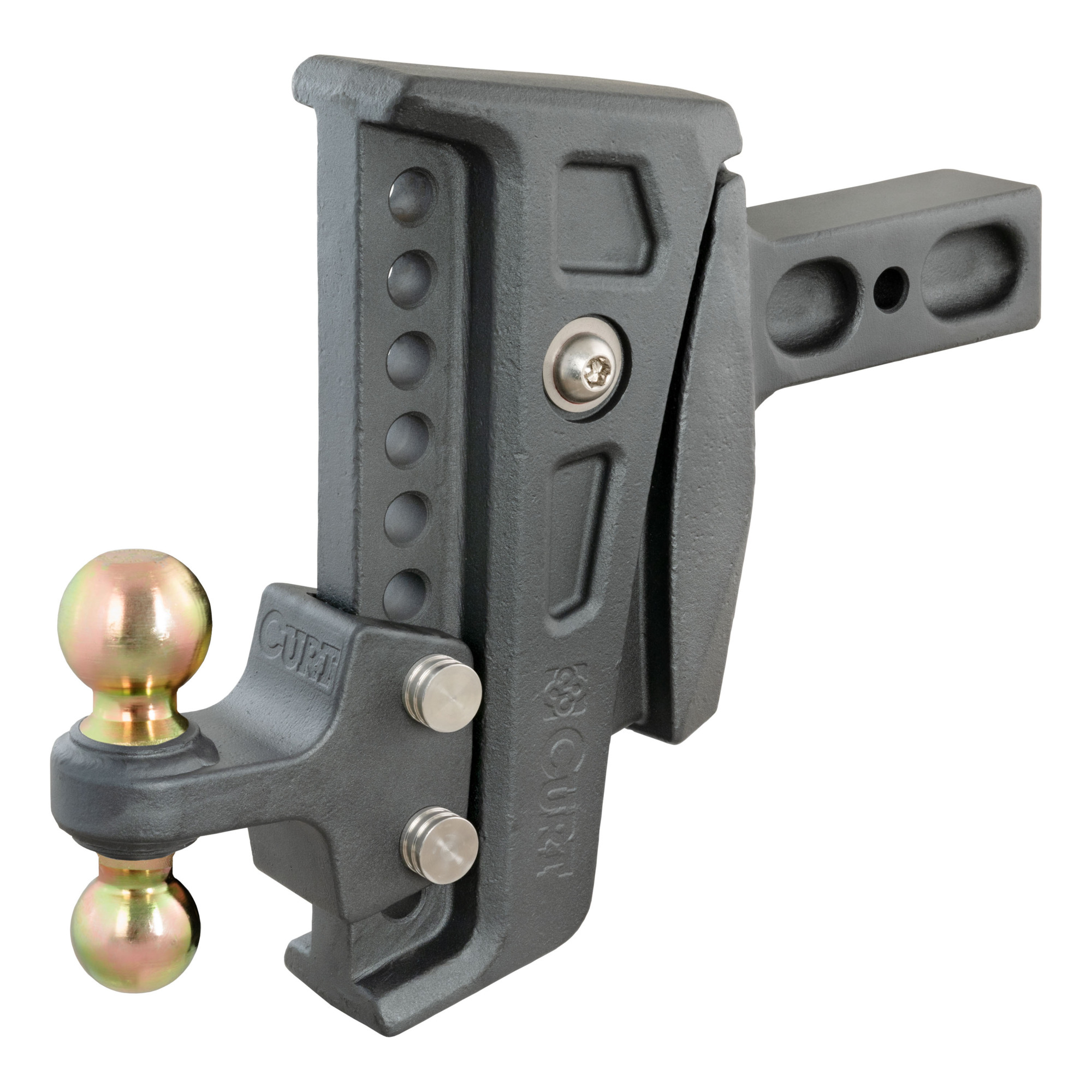 Curt Manufacturing, Rebellion XD Adj. Cushion Hitch 2-1/2in. Shank, 2in., 2-5/16in., Model# 45955